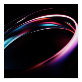 Abstract verlichtingsglas perfect poster
