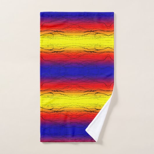 Abstract verloop bad handdoek (Handdoek)