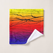 Abstract verloop bad handdoek (Wasdoekje)