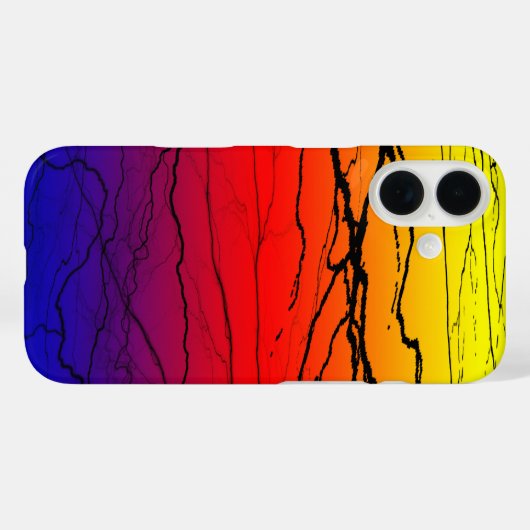 Abstract verloop Case-Mate iPhone case (Achterkant (horizontaal))