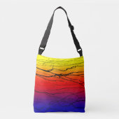 Abstract verloop crossbody tas (Voorkant)