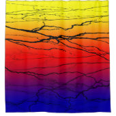 Abstract verloop douchegordijn (Voorkant)