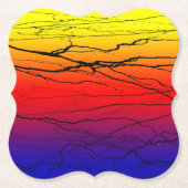 Abstract verloop kartonnen onderzetters (Voorkant)