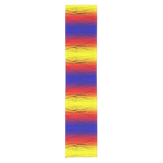 Abstract verloop korte tafelloper (Voorkant)