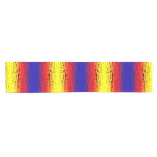 Abstract verloop korte tafelloper (Horizontaal)