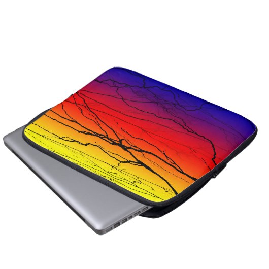 Abstract verloop laptop sleeve (Voorkant onderkant)