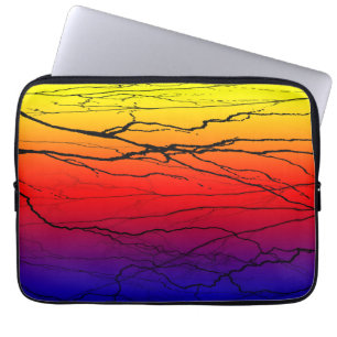 Abstract verloop laptop sleeve