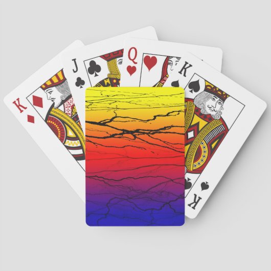 Abstract verloop pokerkaarten (Achterkant)
