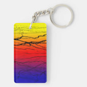 Abstract verloop sleutelhanger (achterkant)