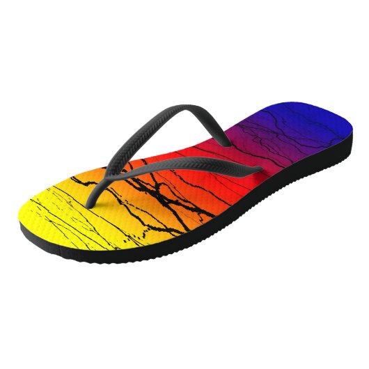 Abstract verloop teenslippers (Schuin)