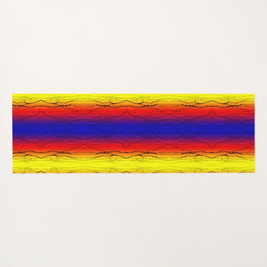 Abstract verloop yogamat (Achterkant (horizontaal))