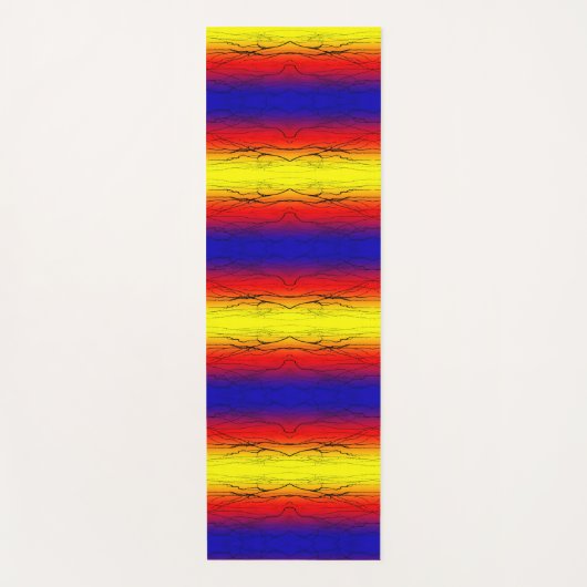 Abstract verloop yogamat (Voorkant)