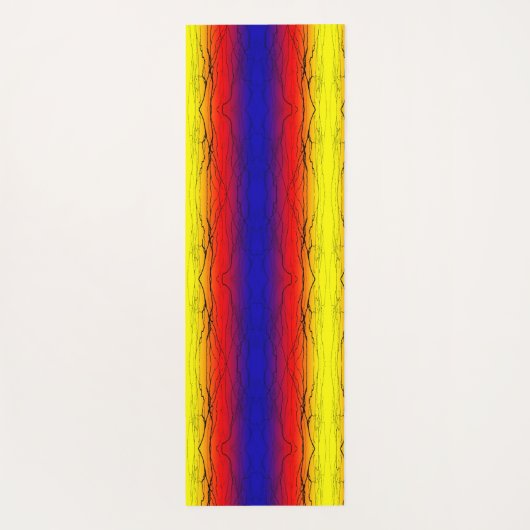 Abstract verloop yogamat (Achterkant)