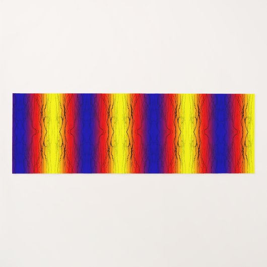 Abstract verloop yogamat (Voorkant (horizontaal))