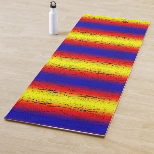 Abstract verloop yogamat (In situ)
