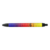 Abstract verloop zwarte inkt pen (Voorkant)
