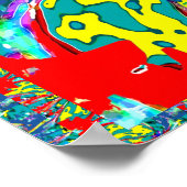 Abstract: verontreinigd ademhalingsgebied poster (Hoek)