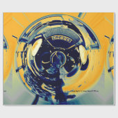 Abstract verpakkingspapier voor auto's cadeaupapier (Vlak)