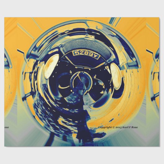 Abstract verpakkingspapier voor auto's cadeaupapier (Vlak)