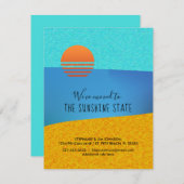 Abstract Verplaatst naar de Sunshine State Nieuw a Aankondiging (Voorkant / Achterkant)