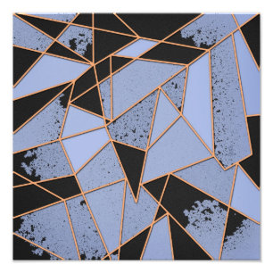 Abstract verscheurd foto afdruk