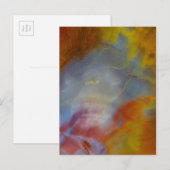 Abstract versteend hout close-up briefkaart (Voorkant / Achterkant)