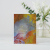 Abstract versteend hout close-up briefkaart (Staand voorkant)