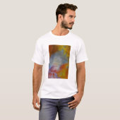 Abstract versteend hout close-up t-shirt (Voorkant volledig)