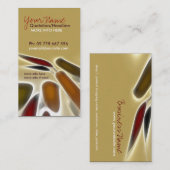 Abstract verticaal Visitekaartje (Voorkant / Achterkant)