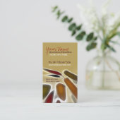 Abstract verticaal Visitekaartje (Staand voorkant)