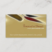 Abstract verticaal Visitekaartje (Achterkant)