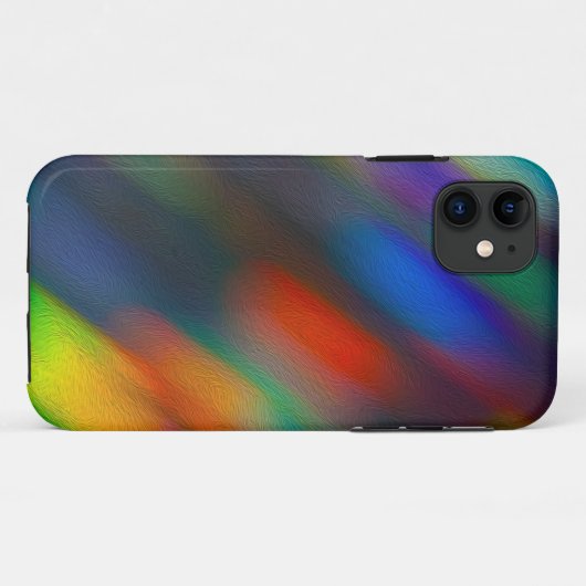 Abstract vervagen met structuur Case-Mate iPhone case (Achterkant (horizontaal))
