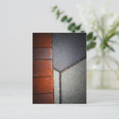 Abstract Verweerde Texturen en Beton Briefkaart (Staand voorkant)