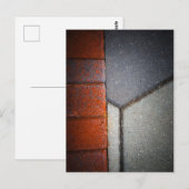 Abstract Verweerde Texturen en Beton Briefkaart (Voorkant / Achterkant)