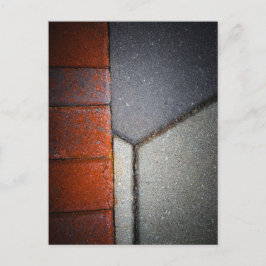 Abstract Verweerde Texturen en Beton Briefkaart