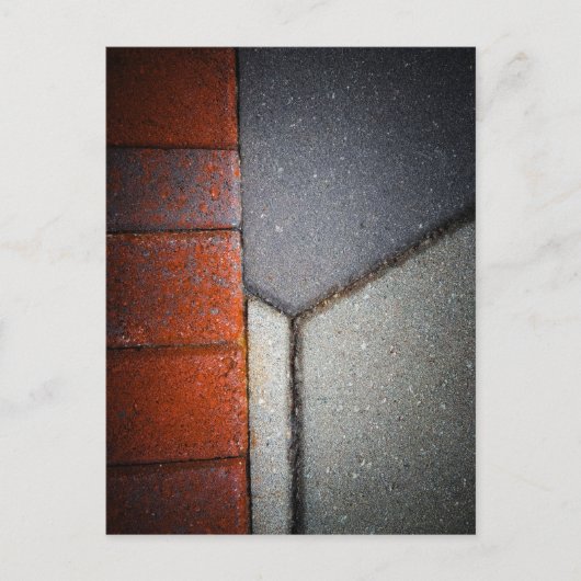 Abstract Verweerde Texturen en Beton Briefkaart (Voorkant)