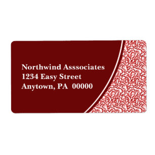 Abstract verzendlabel