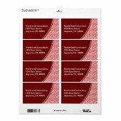 Abstract verzendlabel (Full Sheet)