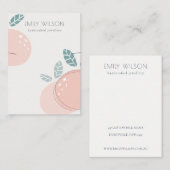 Abstract, vet Ketting beeldscherm met drukkerijfun Visitekaartje (Voorkant / Achterkant)