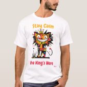 Abstract Vibrant Lion King T-shirt (Voorkant)