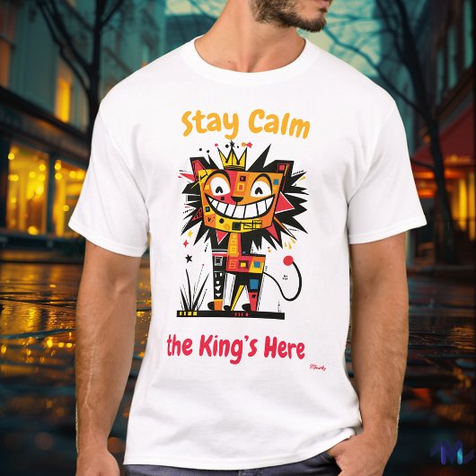 Abstract Vibrant Lion King T-shirt