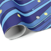 Abstract Vibrant Outer Space Wrapping Paper Cadeaupapier (Rol Hoek)