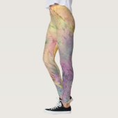 Abstract Vibrant Pattern Psychedelic Color Burst Leggings (Links)