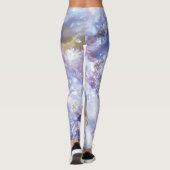 Abstract Vibrant Pattern Psychedelic Color Burst Leggings (Achterkant)