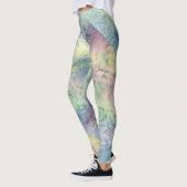 Abstract Vibrant Pattern Psychedelic Color Burst Leggings (Links)