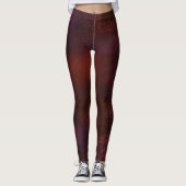 Abstract Vibrant Pattern Psychedelic Color Burst Leggings (Voorkant)