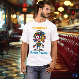 Abstract Vibrant Pirate Treasure T-shirt
