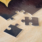 Abstract Vibrant Sunflower and Sunflower Seeds Legpuzzel (Zijkant)