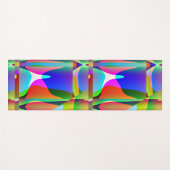 🌈 Abstract Vibrerend Yogamat (Voorkant (horizontaal))