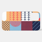 Abstract vierkant kunstwerk: geometrisch ontwerp. Case-Mate iPhone case (Achterkant (horizontaal))